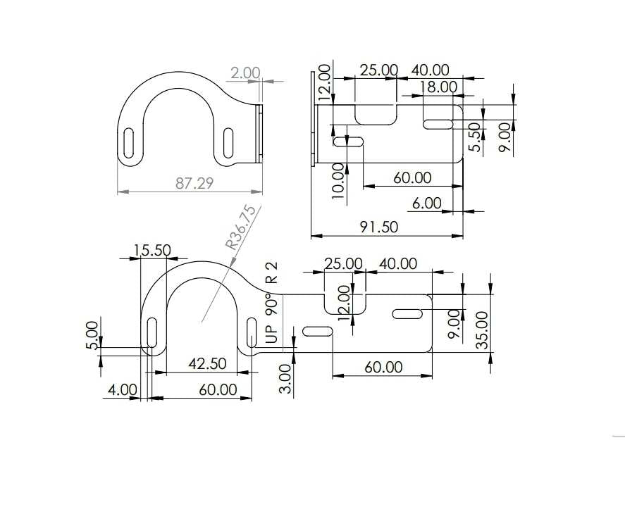 Motor Mounting Bracket for Sewing Machines with no Boss Screw Position - Free Shiping
