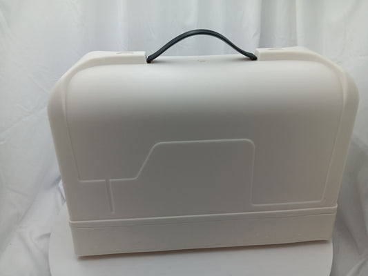 WHITE or BROWN Plastic Sewing machine cases for full size singer machines