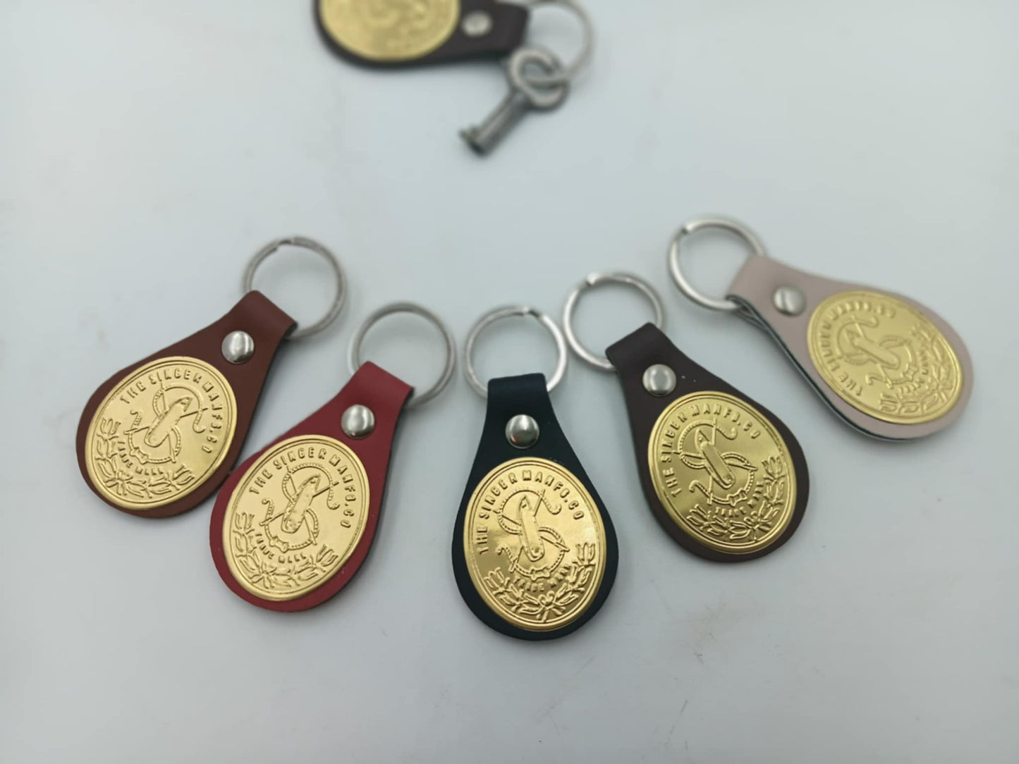Singer Medallion Keychains - Free Shipping